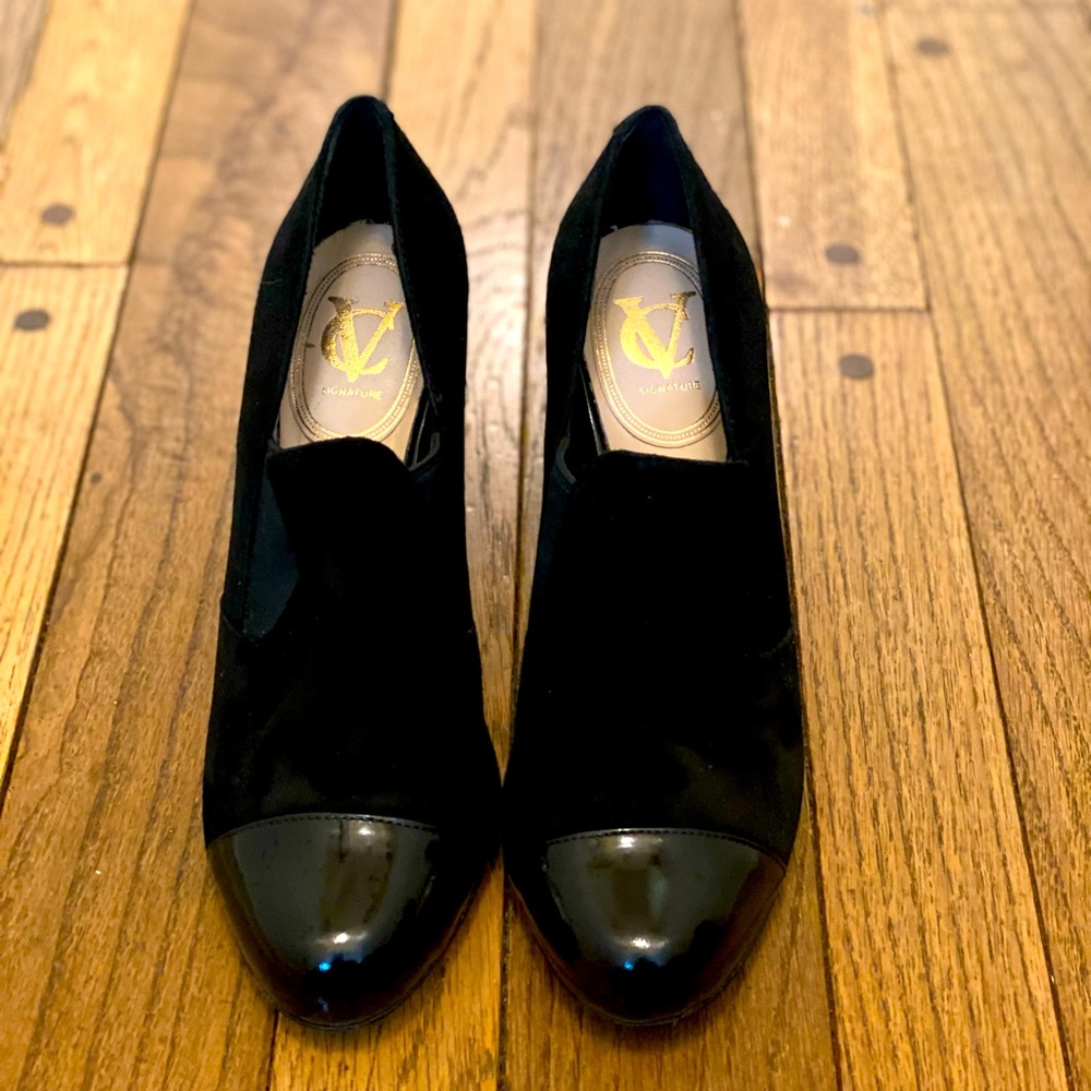 Vince Camuto Block heel black pump from the Vero Cuoio collection size 7.5